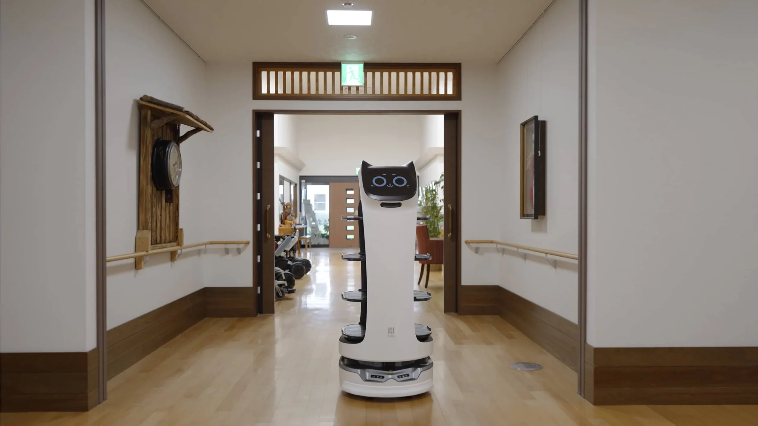 PUDU Robotik in einer professionellen Gesundheitsumgebung
